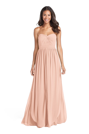 Aidan' Convertible Strapless Chiffon Gown