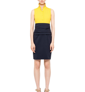 Bicolor Techno Cotton Dress