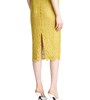 Floral Lace Pencil Skirt