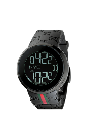 Gucci I Gucci Ion Plated Digital Mens Watch