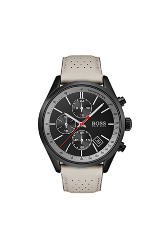 Hugo Boss Grand Prix Black Ion Plated Chronograph Mens Watch