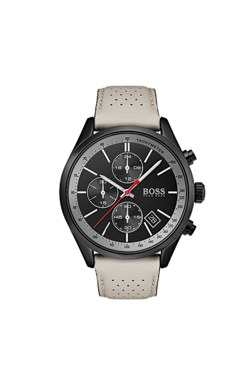 Hugo Boss Grand Prix Black Ion Plated Chronograph Mens Watch